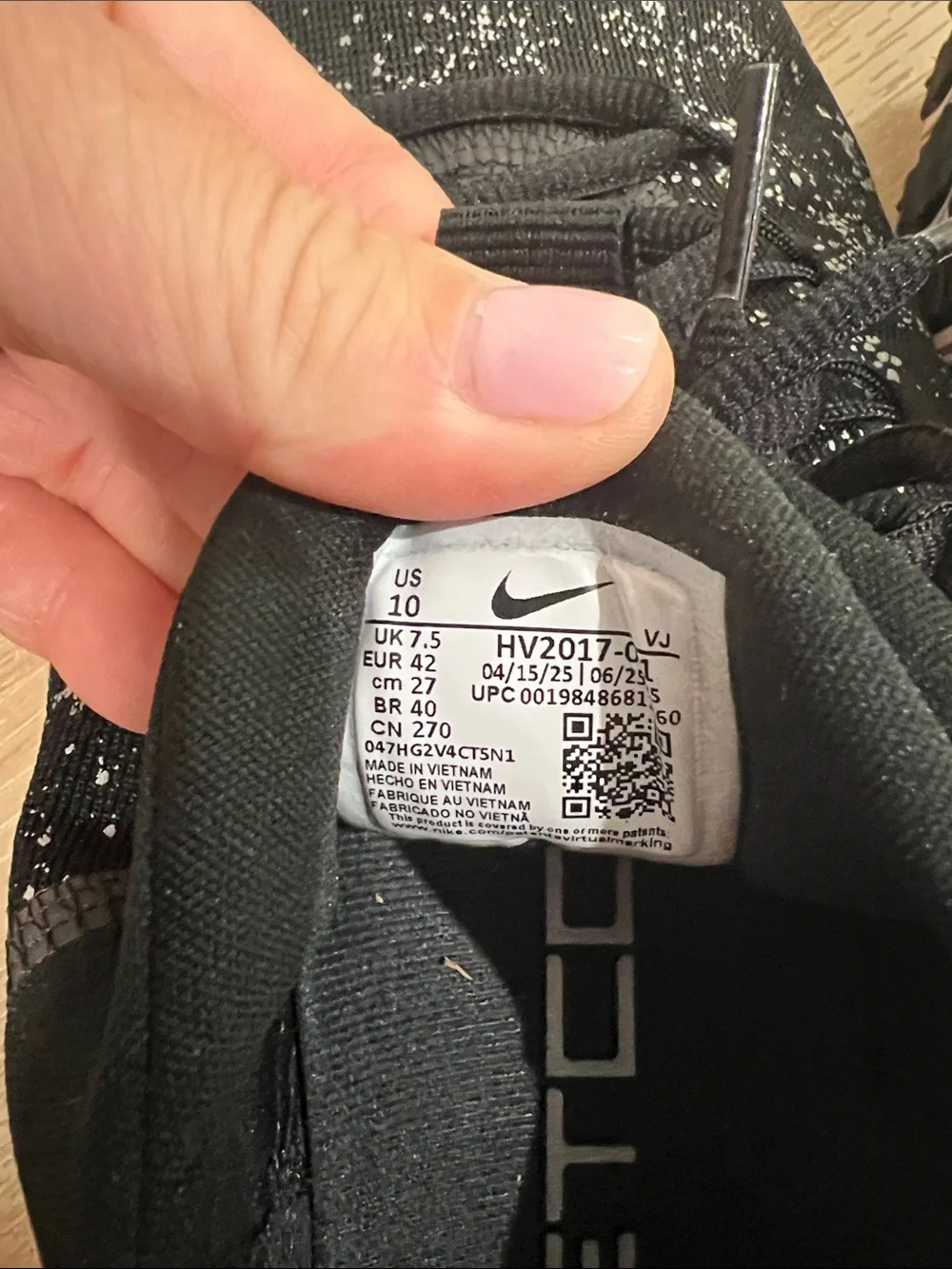 Women’s Nike metcon. Worn 3 times.